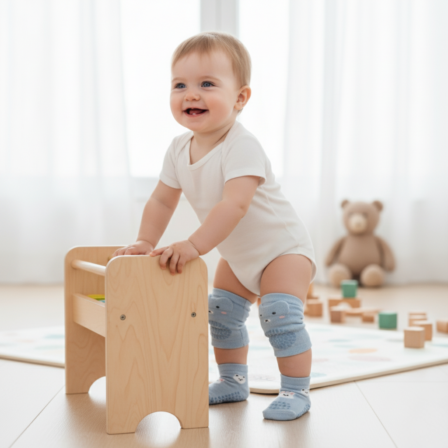 Raczusie – Knieschoner und Krabbelsocken