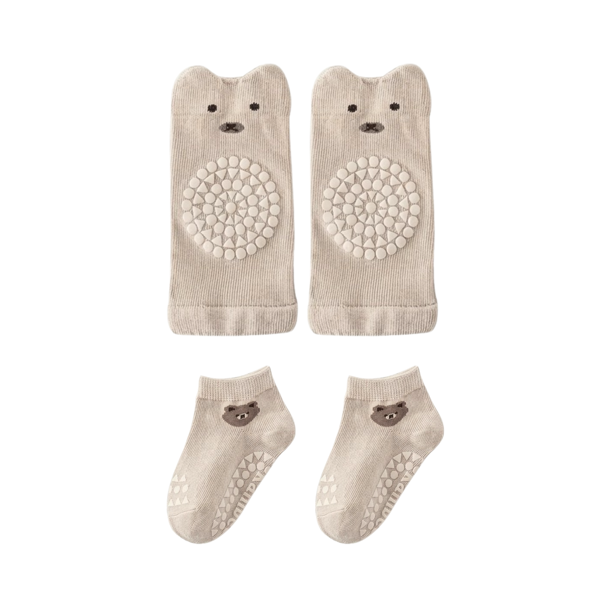 Krabbelchen - Krabbel-Knieschoner & Krabbelsocken