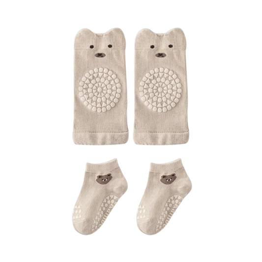 Krabbelchen - Krabbel-Knieschoner & Krabbelsocken