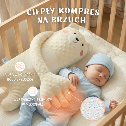 Klepiś Großer Teddybär - Schlafende Pfote für Kinder