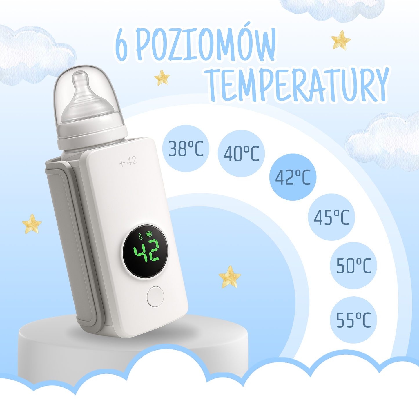 Mleczuś - Tragbarer Milchwärmer