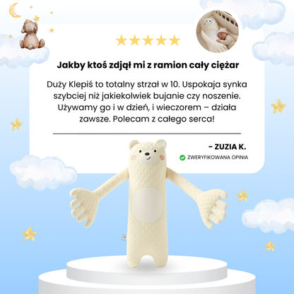 Klepiś Großes Einhorn - Schlafende Pfote für Kinder