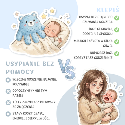 Klepiś Króliczek - Usypiająca Łapka Dla Dzieci